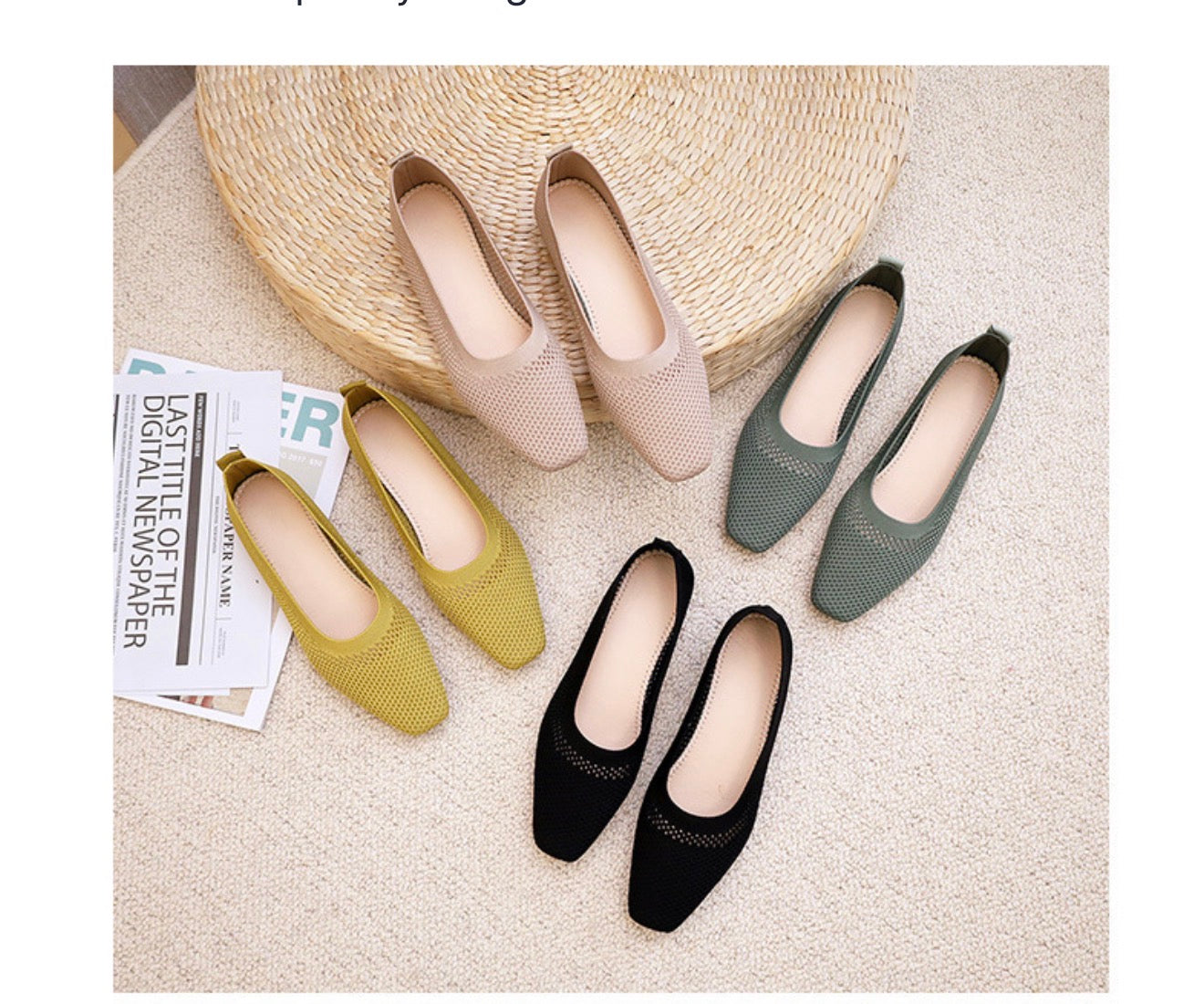Comfort Max Orthopedic Flats - Women's Knitted Shoes