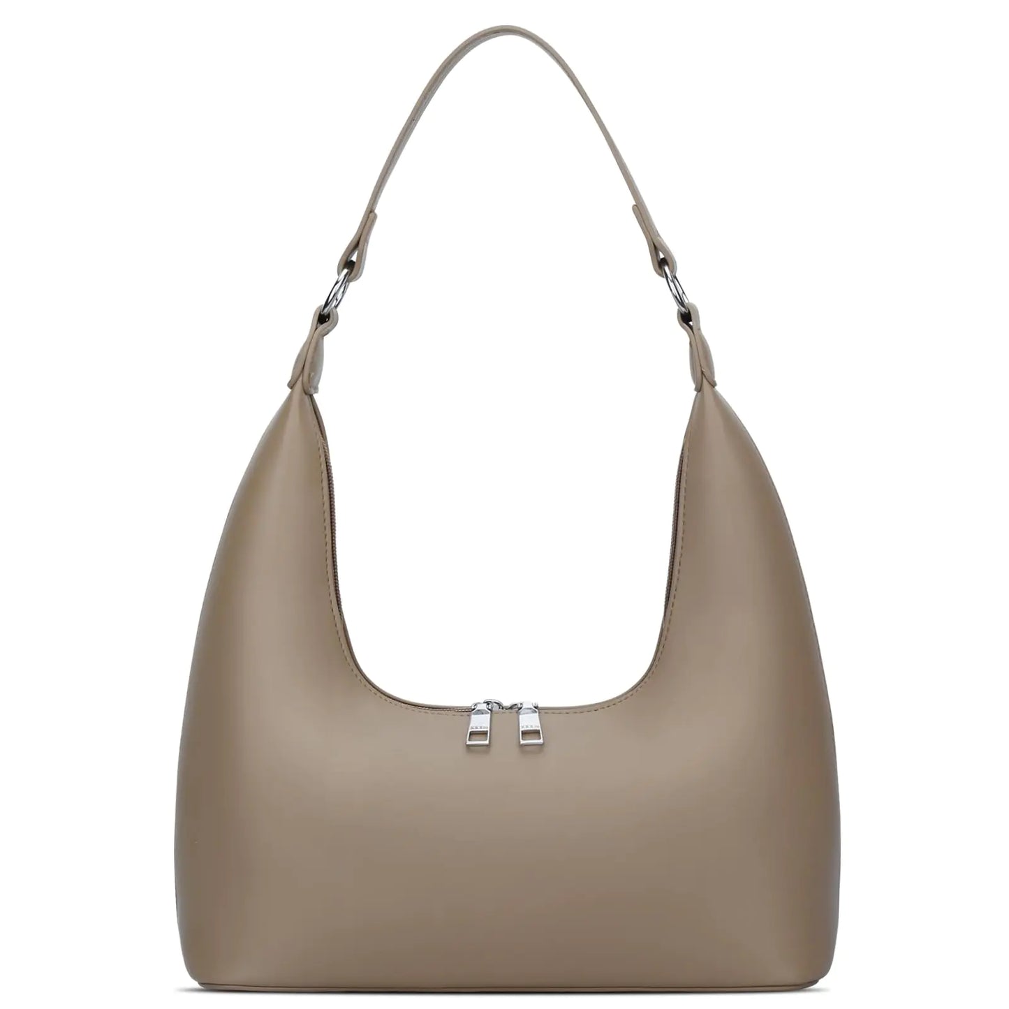 Underarm Hobo Handbag hand bag. Clutch Crossbody Purse with Removable Strap and Zipper Closure