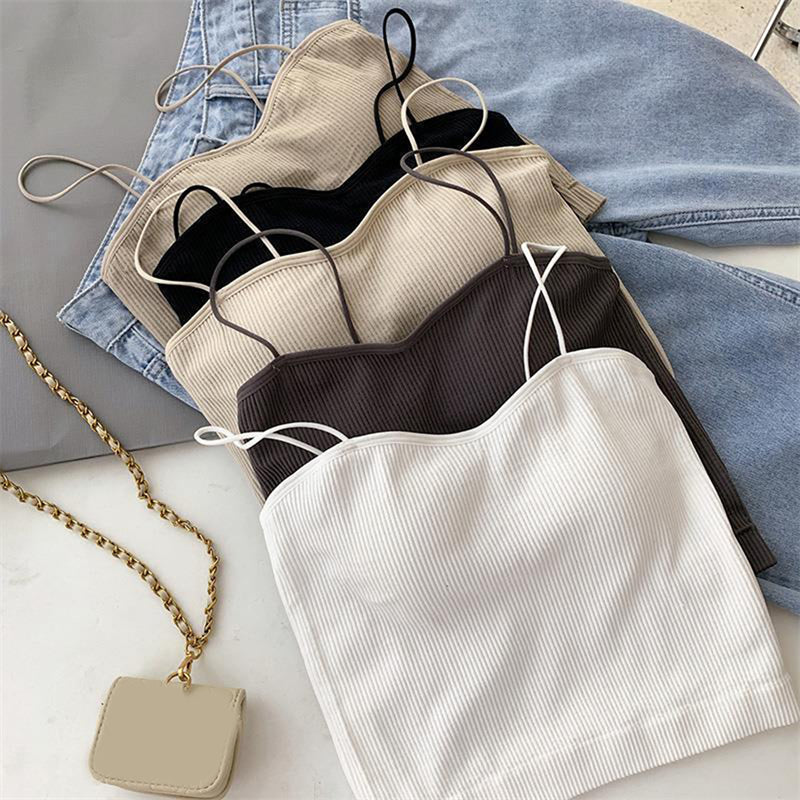 Women's Slim Knit Casual Solid Color Tank Top