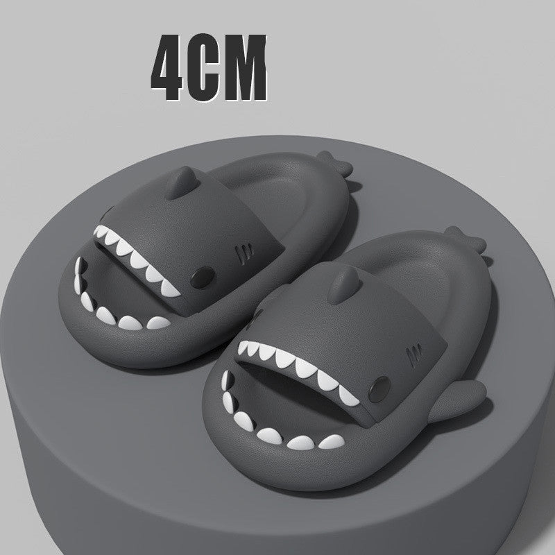 Indoor &Outdoor Funny Shark Cartoon Adult Slippers