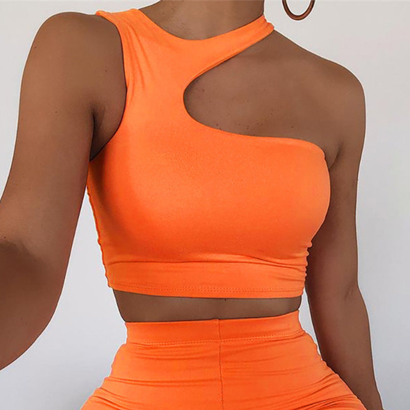 Summer Women's Sexy Asymmetrical Sports Tank Top