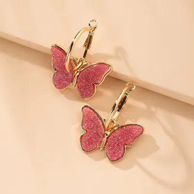 Fashionable Minimalist Butterfly Earrings for Women