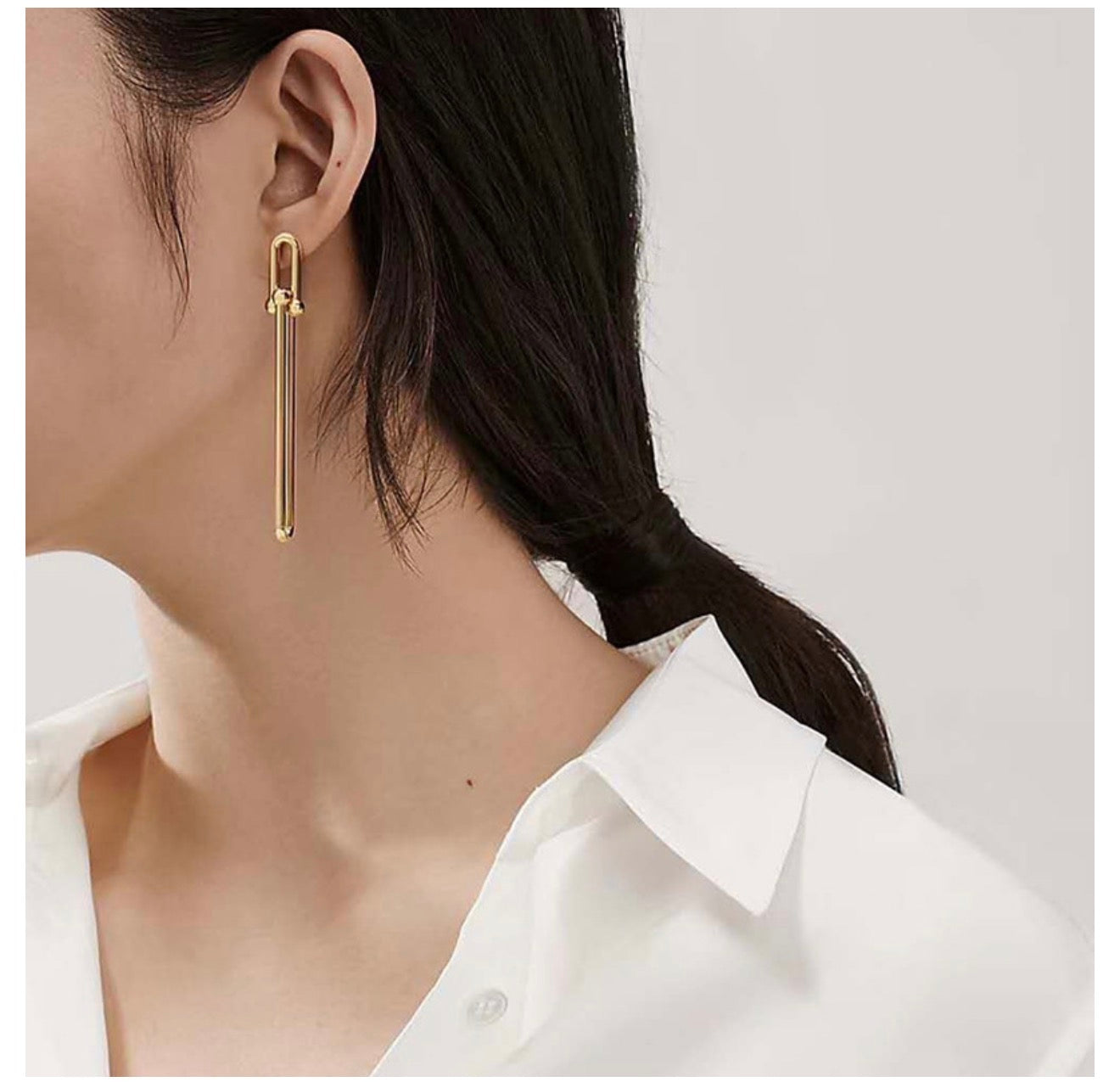 Chic European Style Chain Earrings for Women