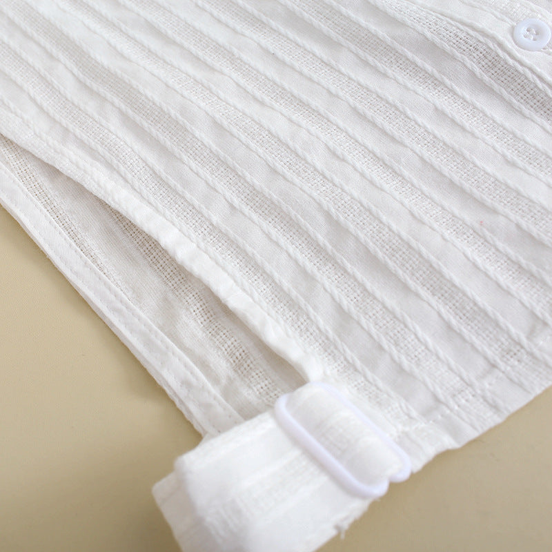 Autumn Winter Cotton Fake Collar for Women's Shirts