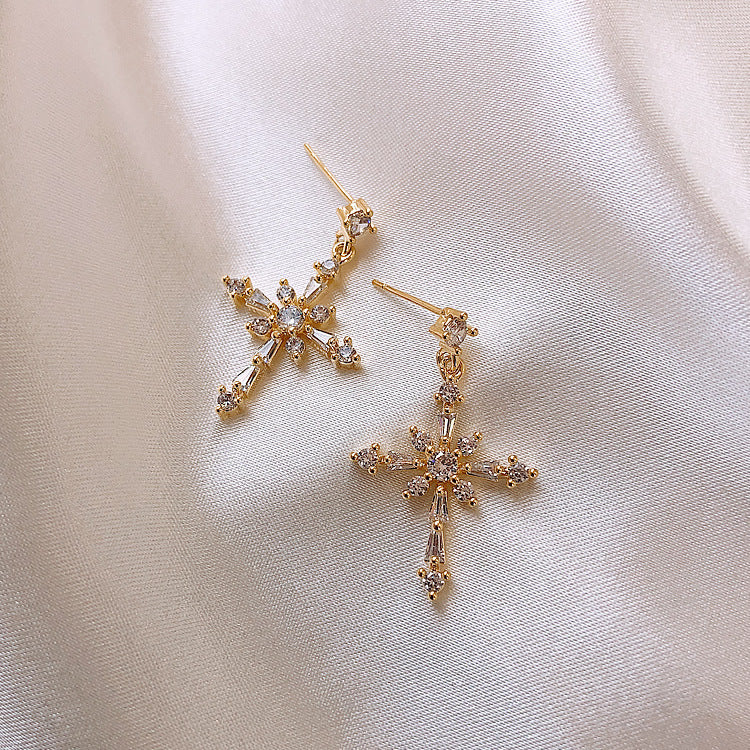 Earrings small temperament earrings