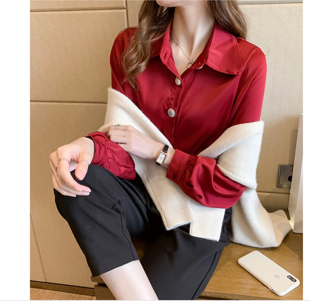 Women's Fashion Long Sleeve Chiffon Blouse Collection
