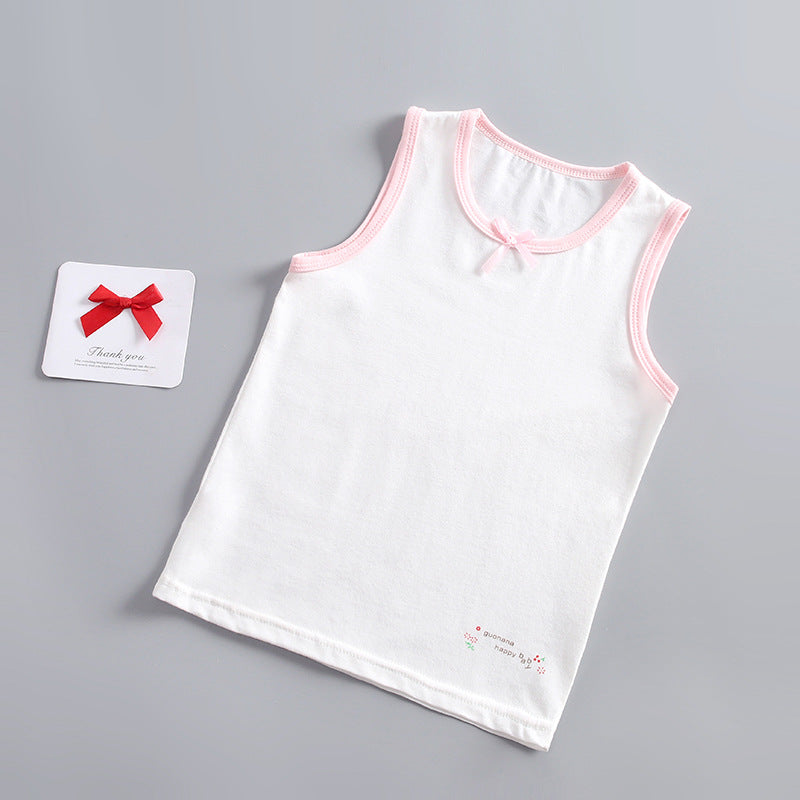 Girl's Cotton Cami Top - Solid/Floral Patterns