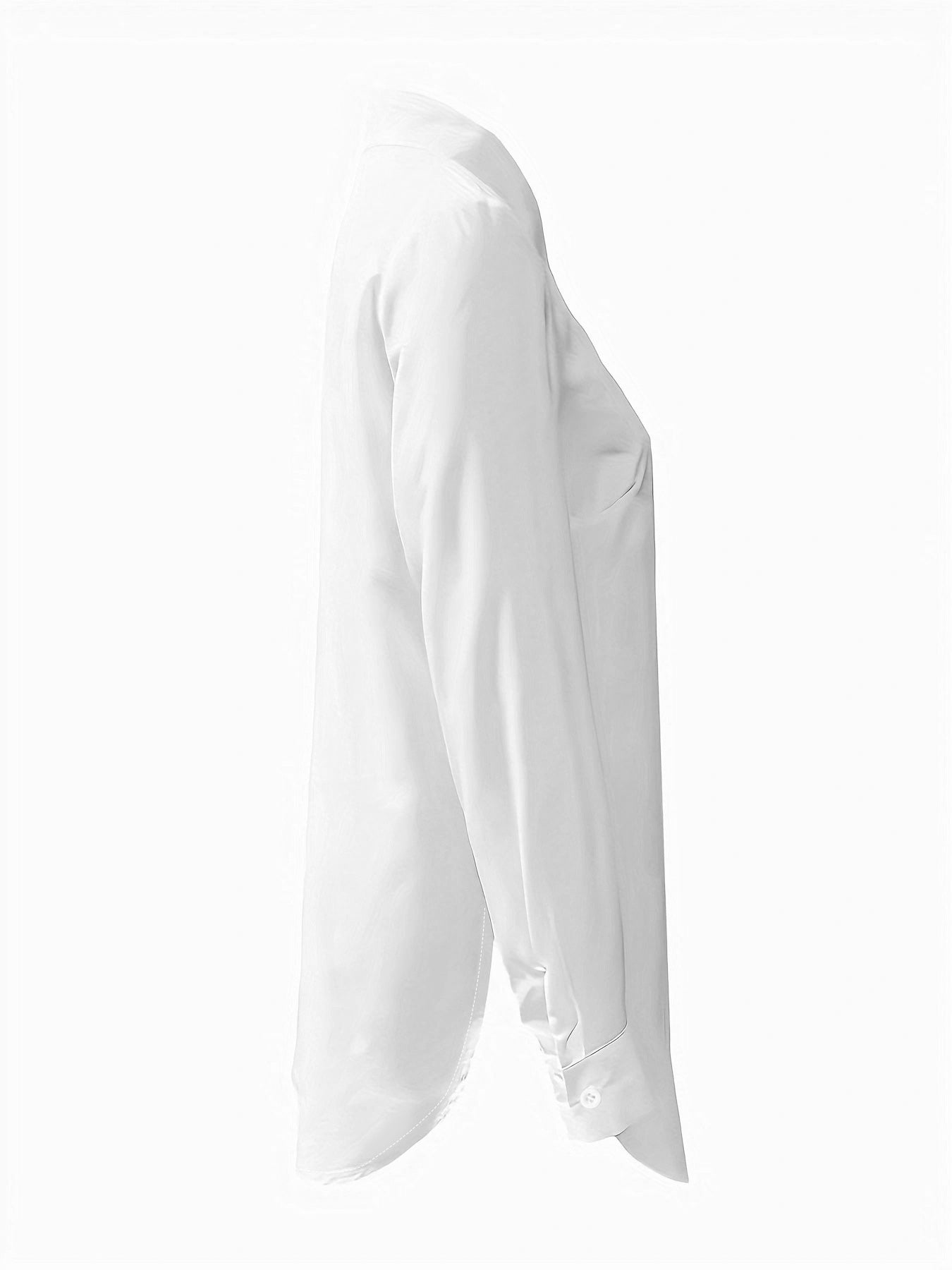 Long And Simple Casual Shirts, Can Be Worn In Four Seasons.