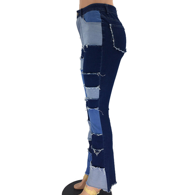 High Waist Denim Flare Pants for Women - Spring 2020