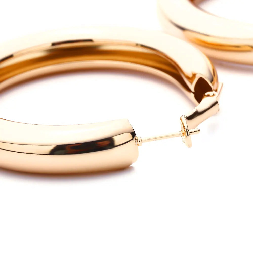 Exaggerated Fashion Alloy Round Earrings for Women