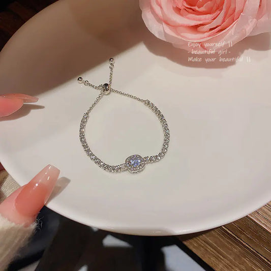 Exquisite Rhinestone Zircon Bracelet for Women