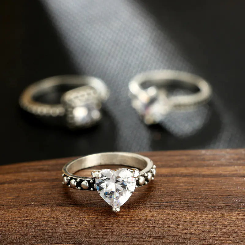 3-Piece Ring Set Jewelry