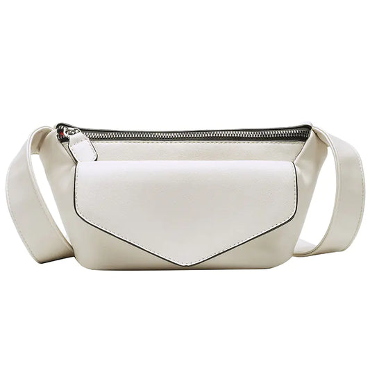 Women's Solid Color Casual Waist and Shoulder Bags
