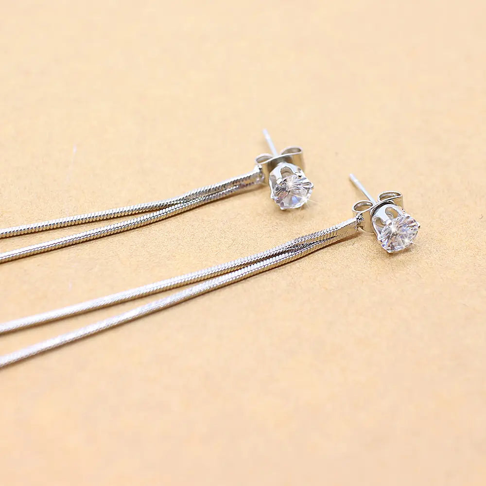 Long Tassel Earrings for Women (Pair)