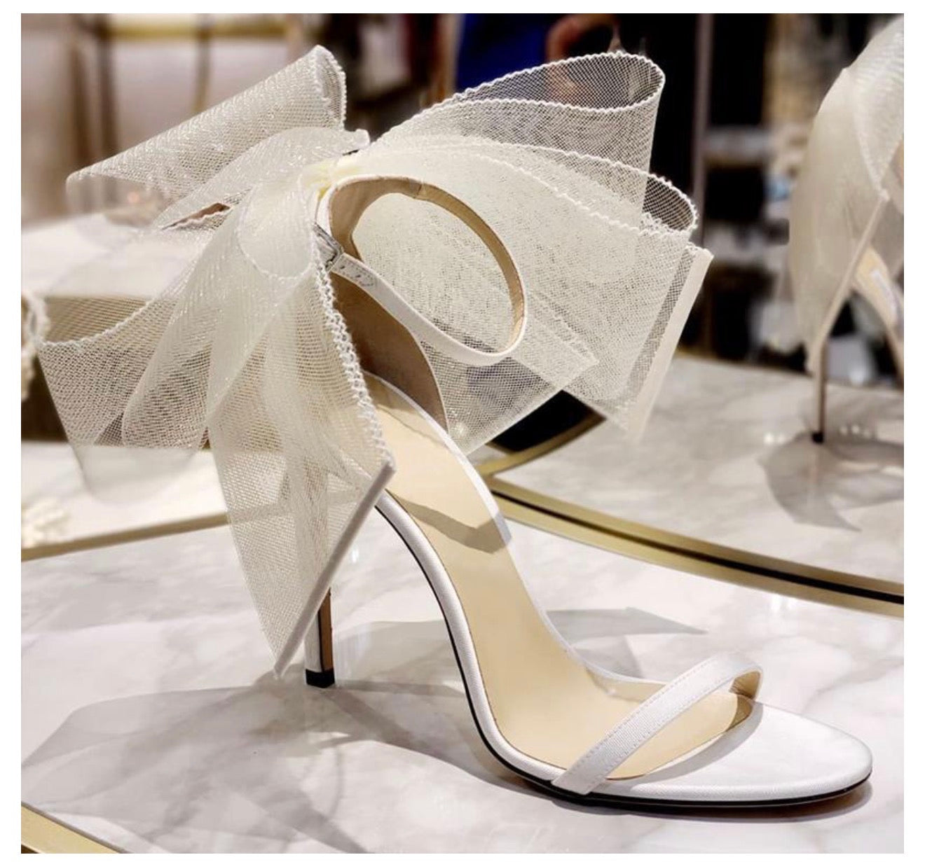 Asymmetrical Open-toe Stiletto Heels