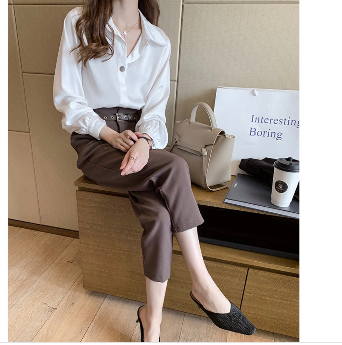 Women's Fashion Long Sleeve Chiffon Blouse Collection