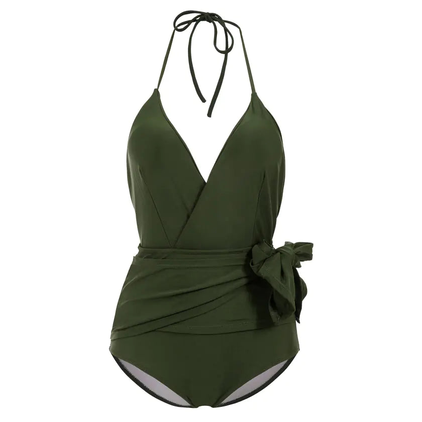 Korean Slimming One-Piece Swimsuit for Women