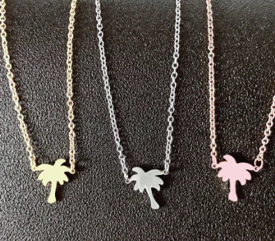 Palm Tree Bracelet - Beach Jewelry Accessory