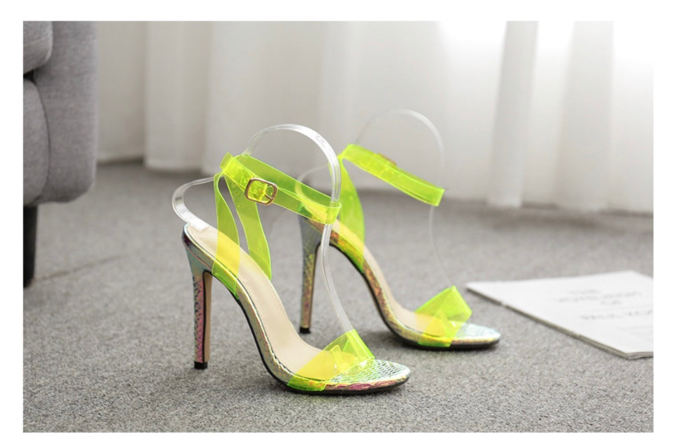 Transparent High Heels Sandals for Women