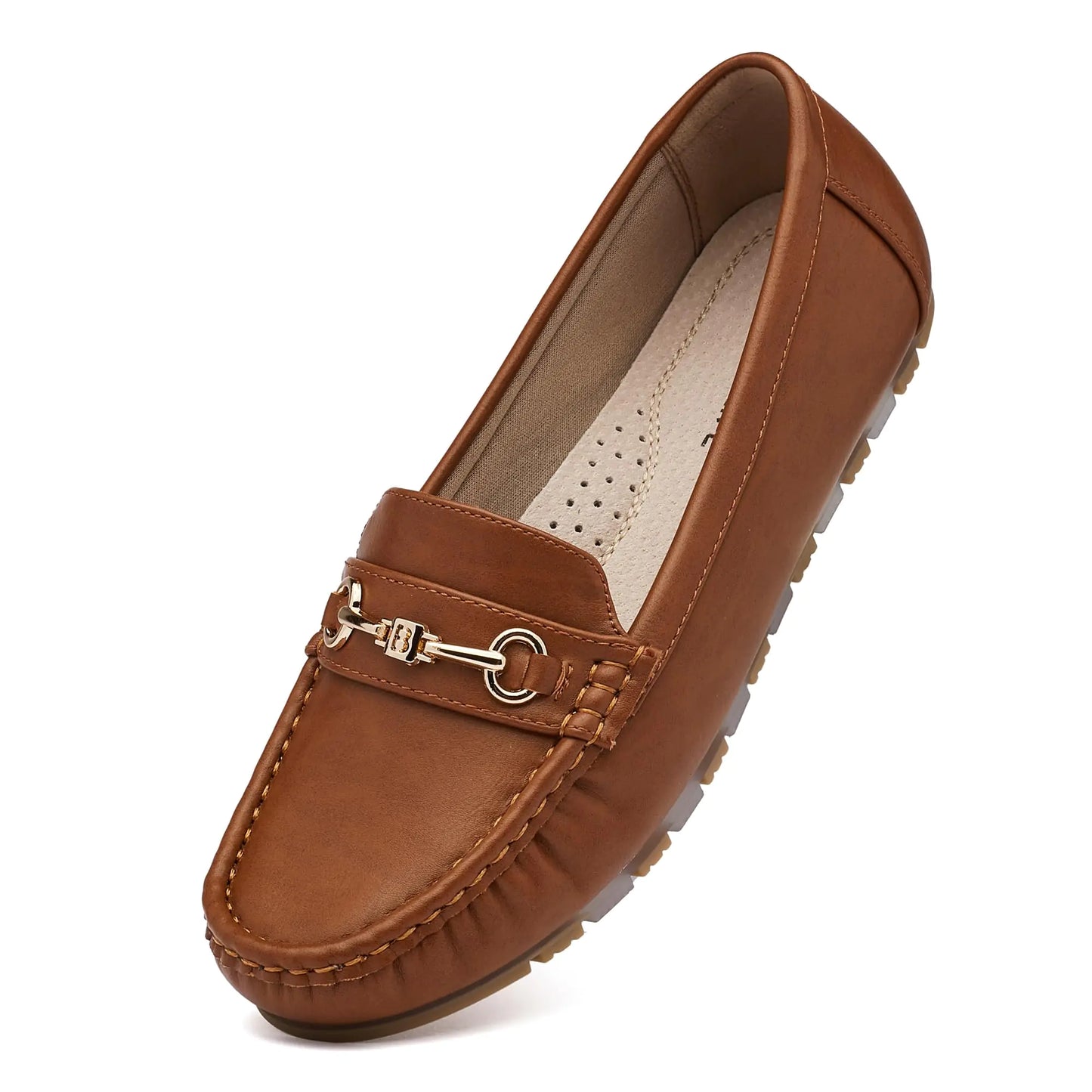 Penny Loafers Moccasions. Womens Casual Slip on Flat Shoes, Comfort Office Work Pumps