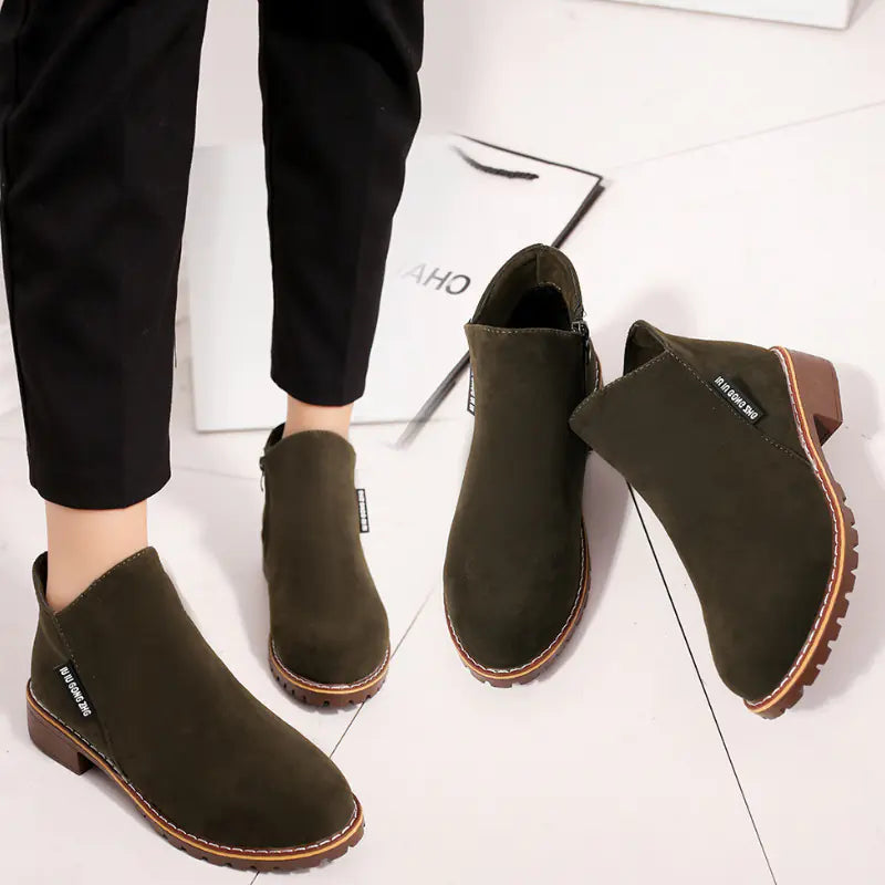 Plush Martin Boots for Women