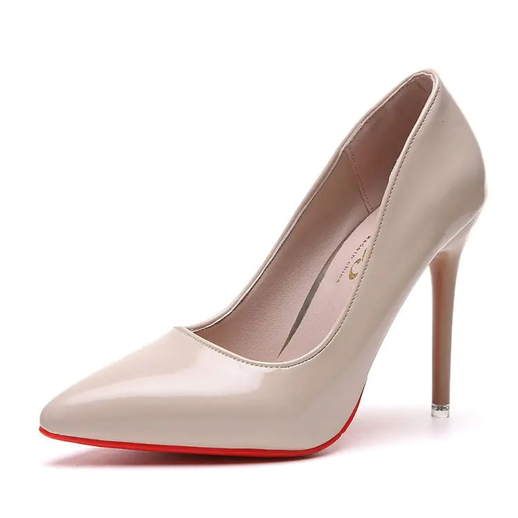 Pointed High Heel Work Pumps for Women