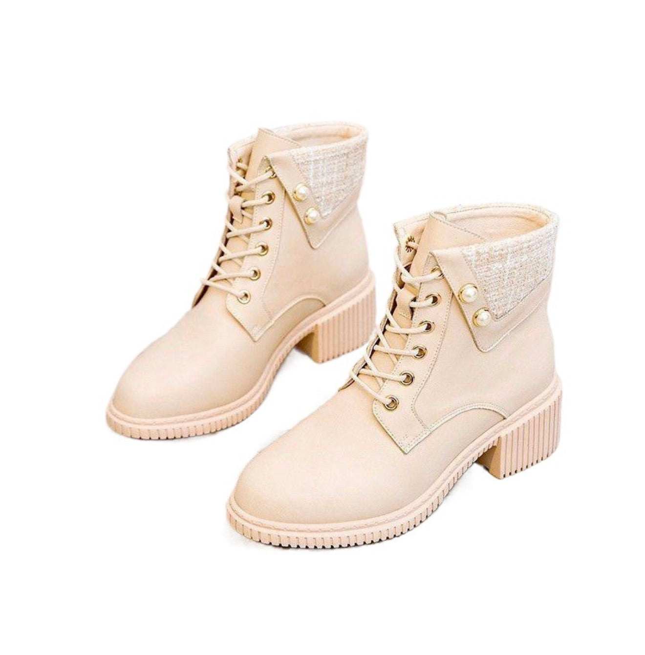 Women's Martin Boots with Thick High-Heels (All-match)