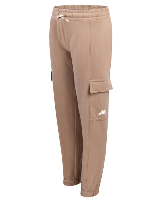 Girls Sweatpants - Active Performance Fleece Jogger Pants - Athletic Pants for Girls (Sizes 4-16) Size 14-16 Tan Grey