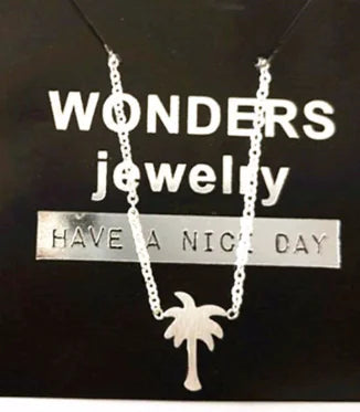 Palm Tree Bracelet - Beach Jewelry Accessory