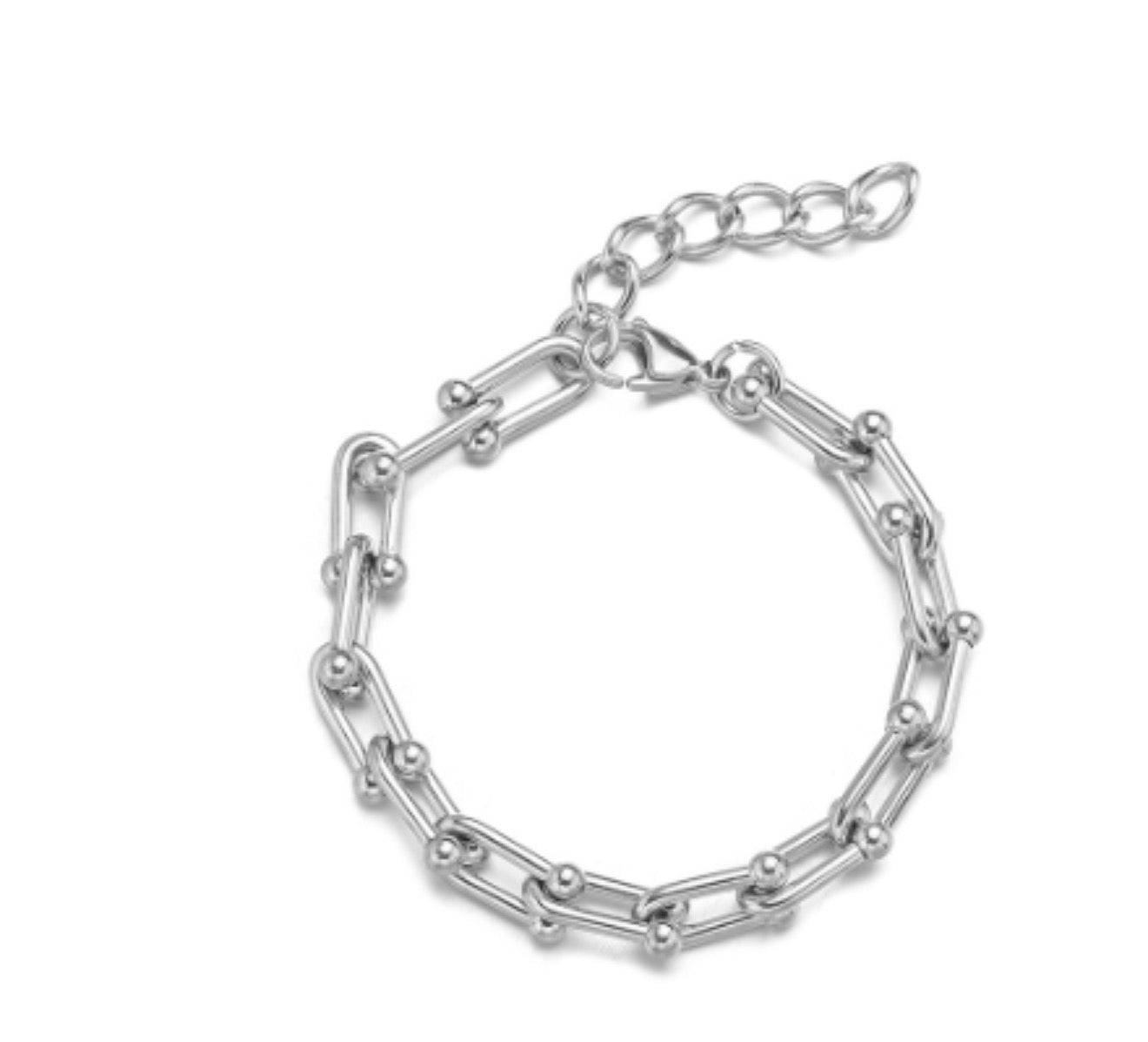 Titanium Steel Lock Bracelet for Women