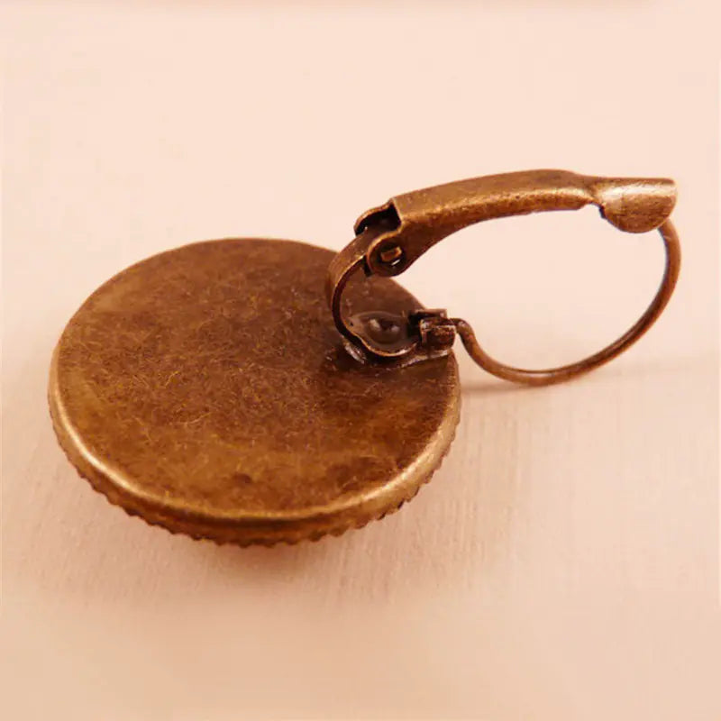 Vintage Yoga Mandala Flower Earrings for Women