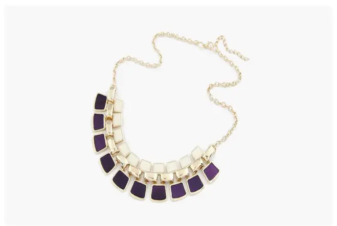 Square Short Necklace - Trendy Fashion Jewelry