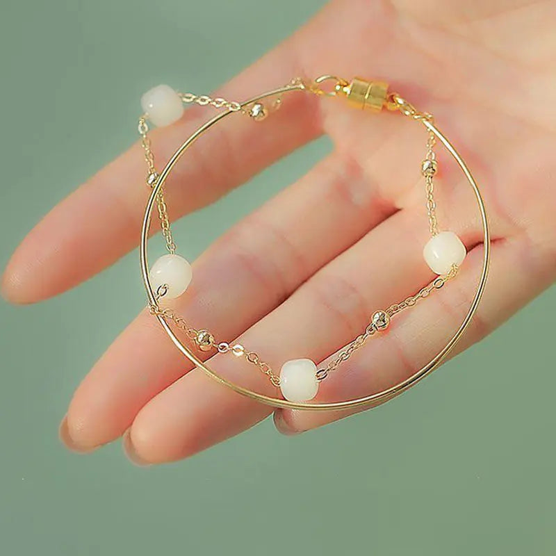 Casual Geometric Bell Bracelet for Women