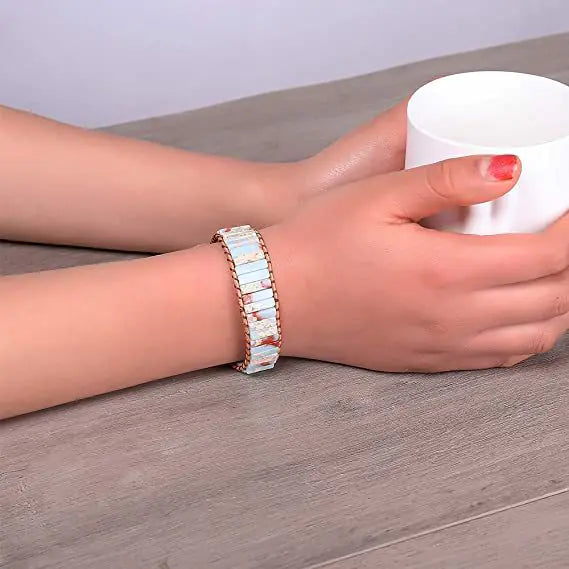 Emperor Stone Bracelet - Handmade Bohemian Jewelry