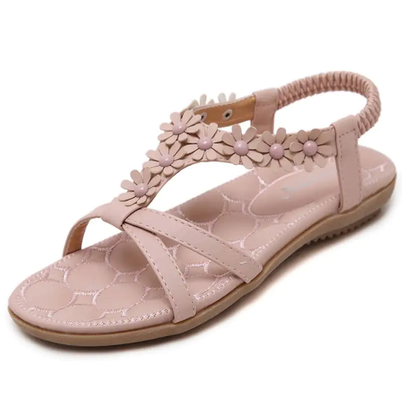 Bohemian Summer Sandals for Women - Comfortable Flats