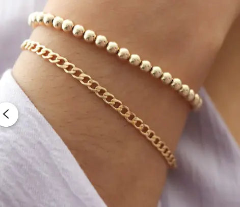 European Style Minimalist Layered Bracelet Jewelry