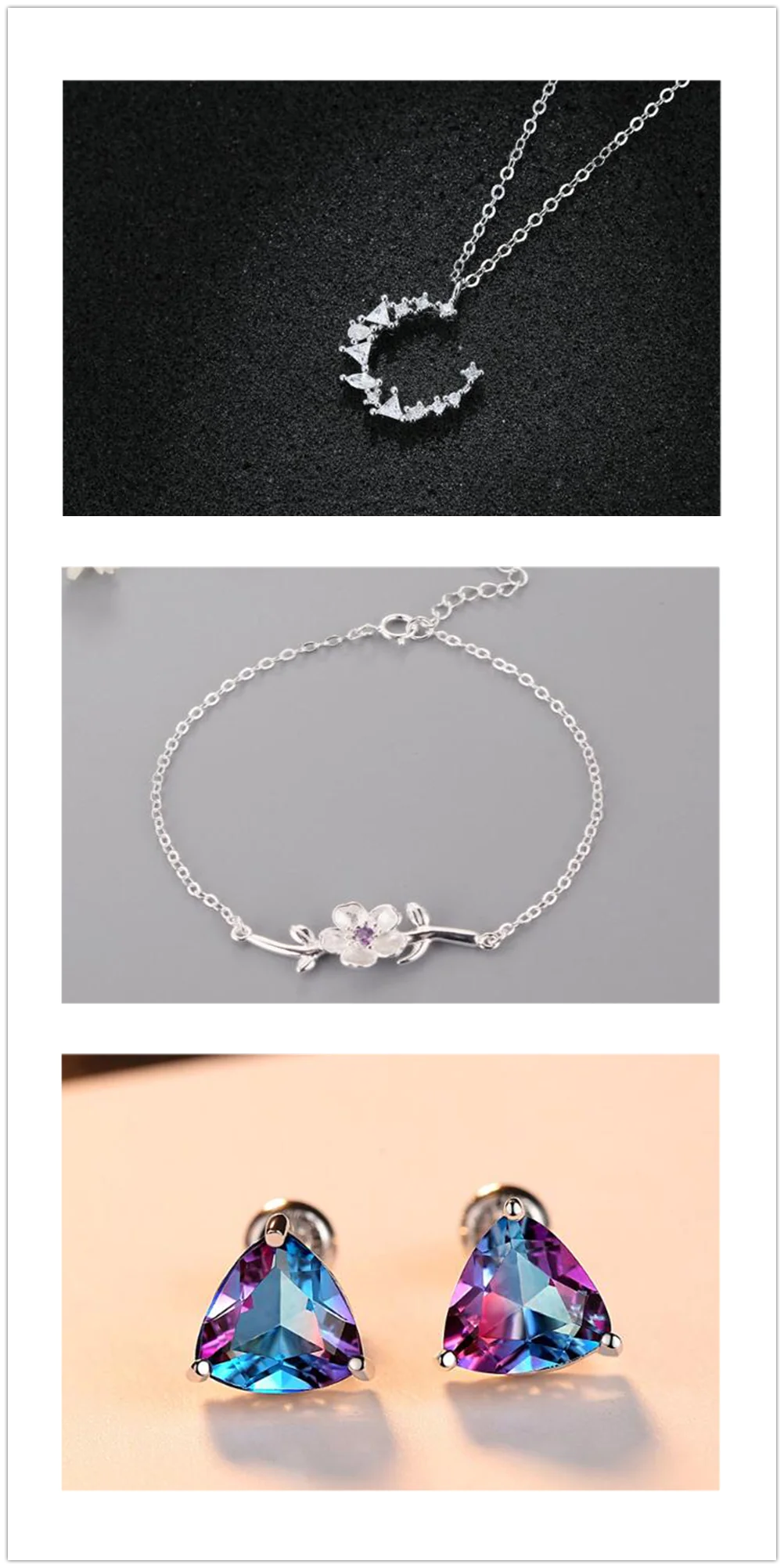 Earrings, Pendants, Bracelet and Necklaces Collection