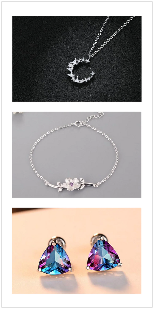 Earrings, Pendants, Bracelet and Necklaces Collection