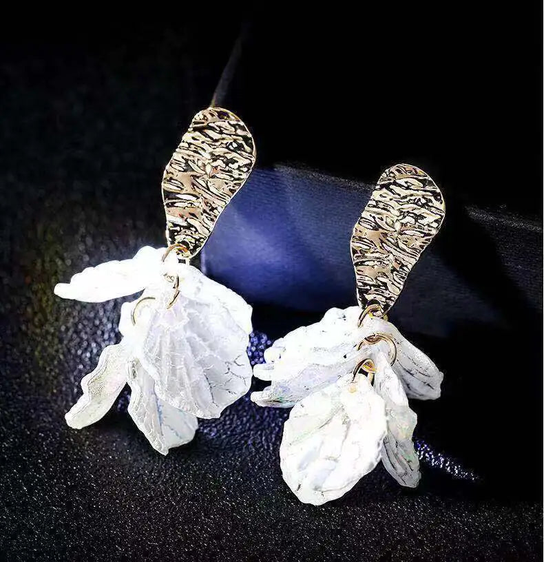 Long Floral Earrings for Women