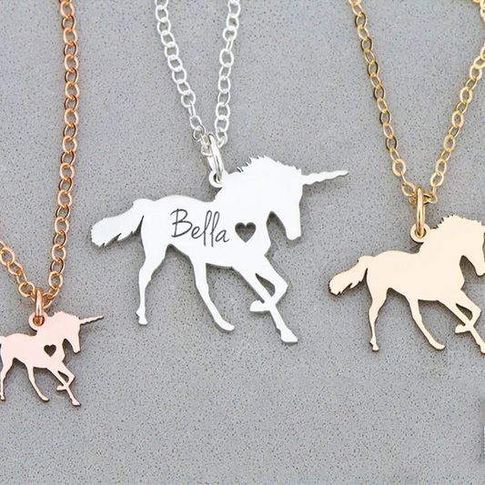 Unicorn and Pony Necklace Jewelry Accessories