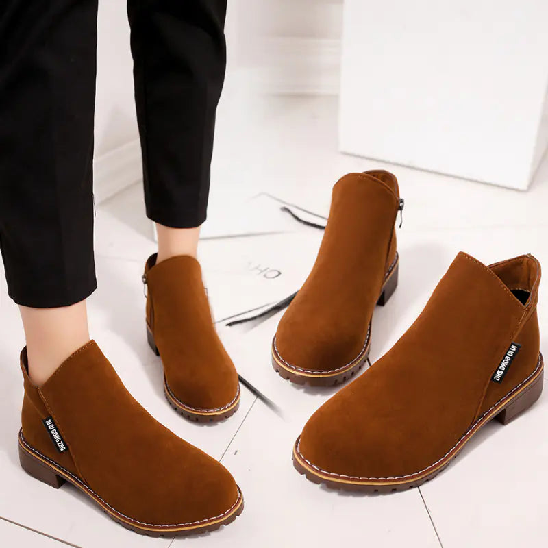 Plush Martin Boots for Women