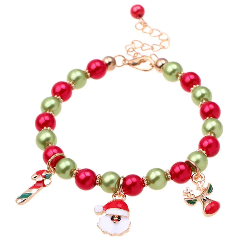 Christmas Jewelry Set: Earrings and Necklace