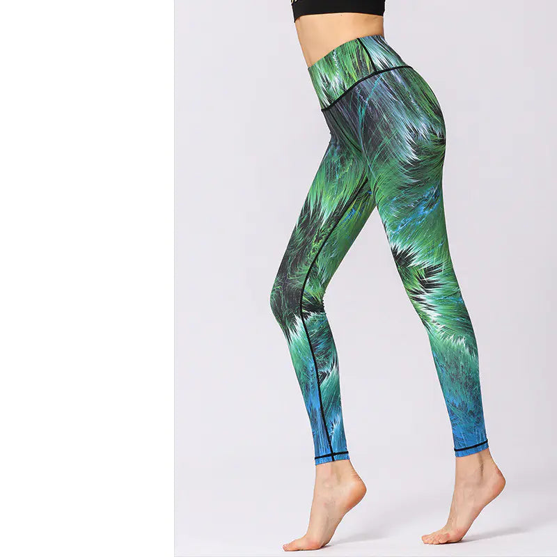 European American Yoga Pants for Women - Printed Tights