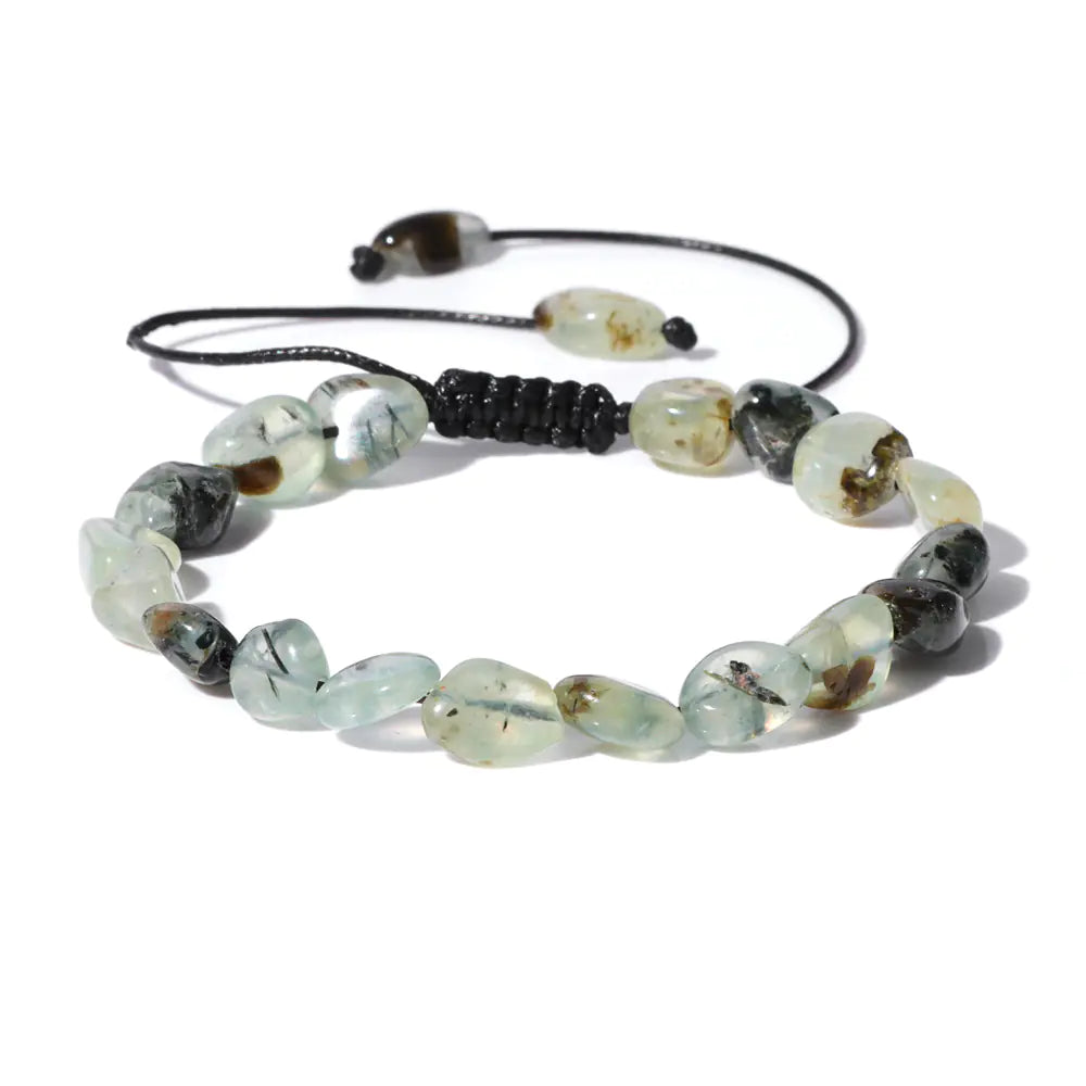 Natural Stone Irregular Beads Woven Bracelet