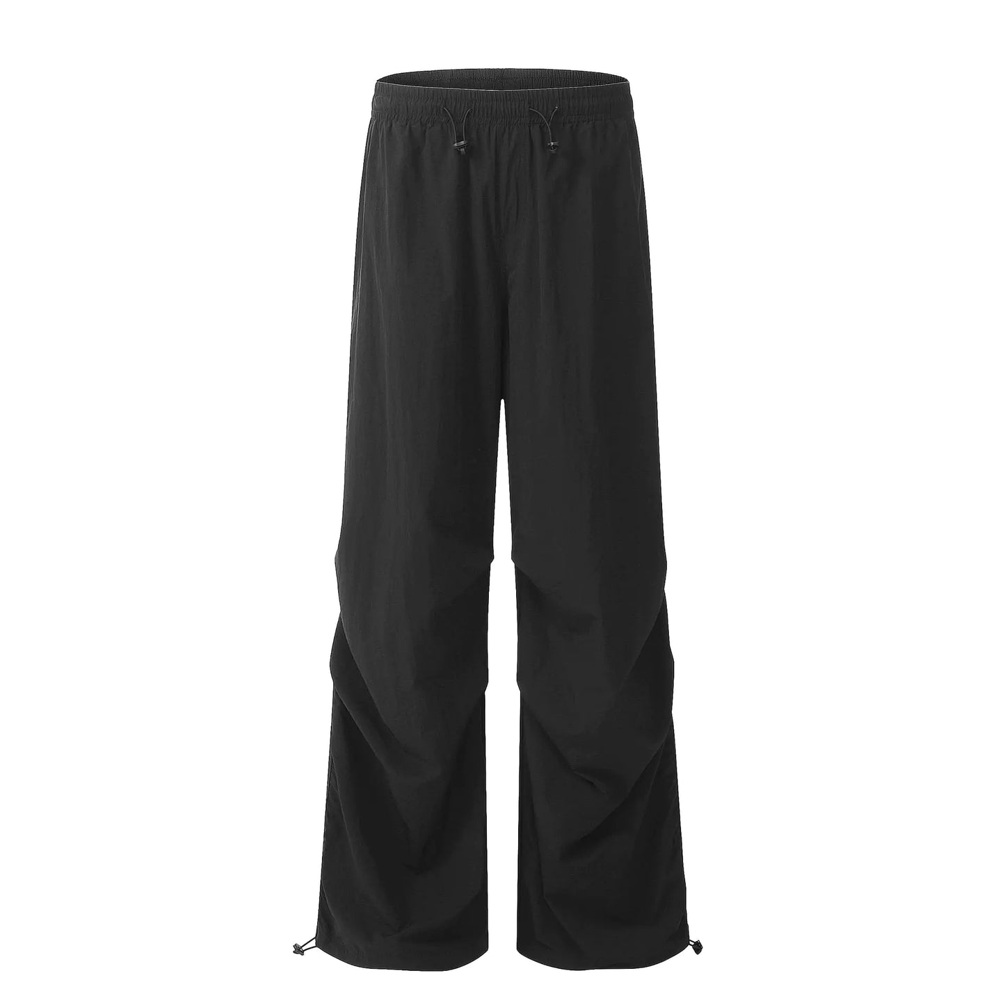 Baggy Parachute Pants. Women Y2k Track Pants Cargo Sweatpants with Drawstring