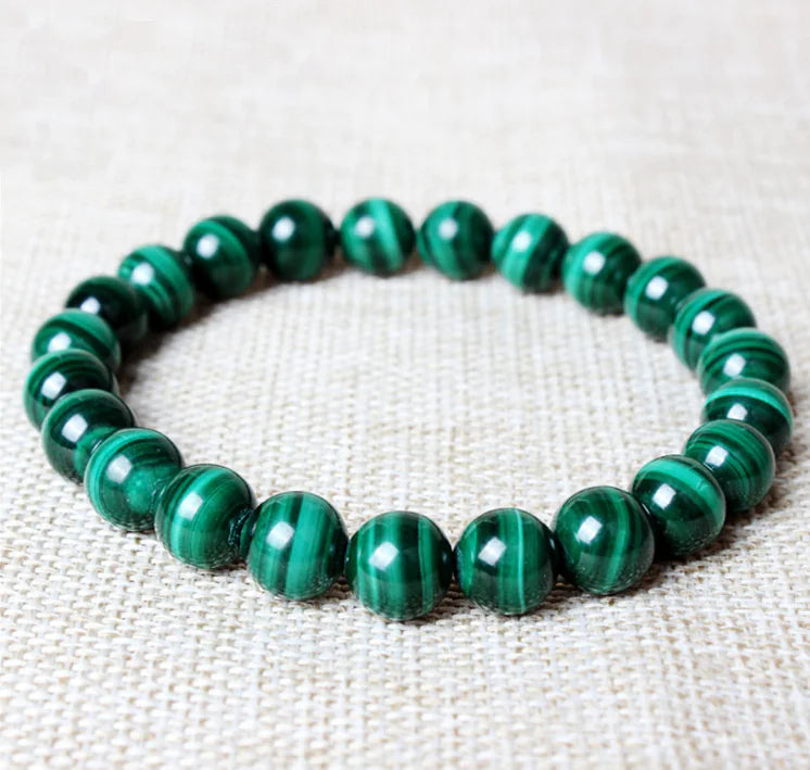 Natural Malachite Optimized Bracelet, Stone Jewelry