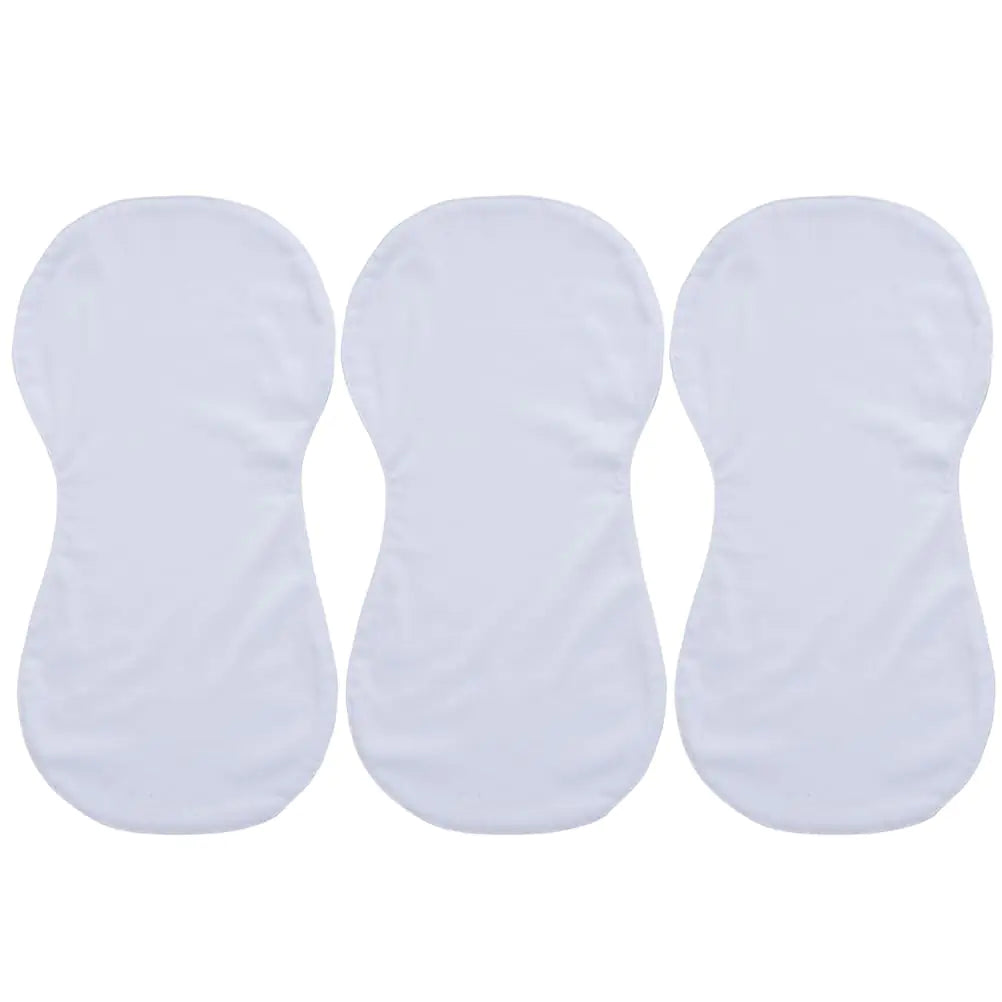 3Pcs Muslin Baby Burp Cloths/Rags. Sublimation Blank Cotton Baby Saliva Towels Washcloths. Burp Absorbing Pad for Toddler Newborn Infant