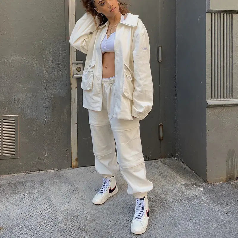 Corduroy Tapered Pants for Women