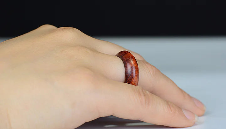 Sandalwood Ring Set for Men and Women, Fashion Jewelry