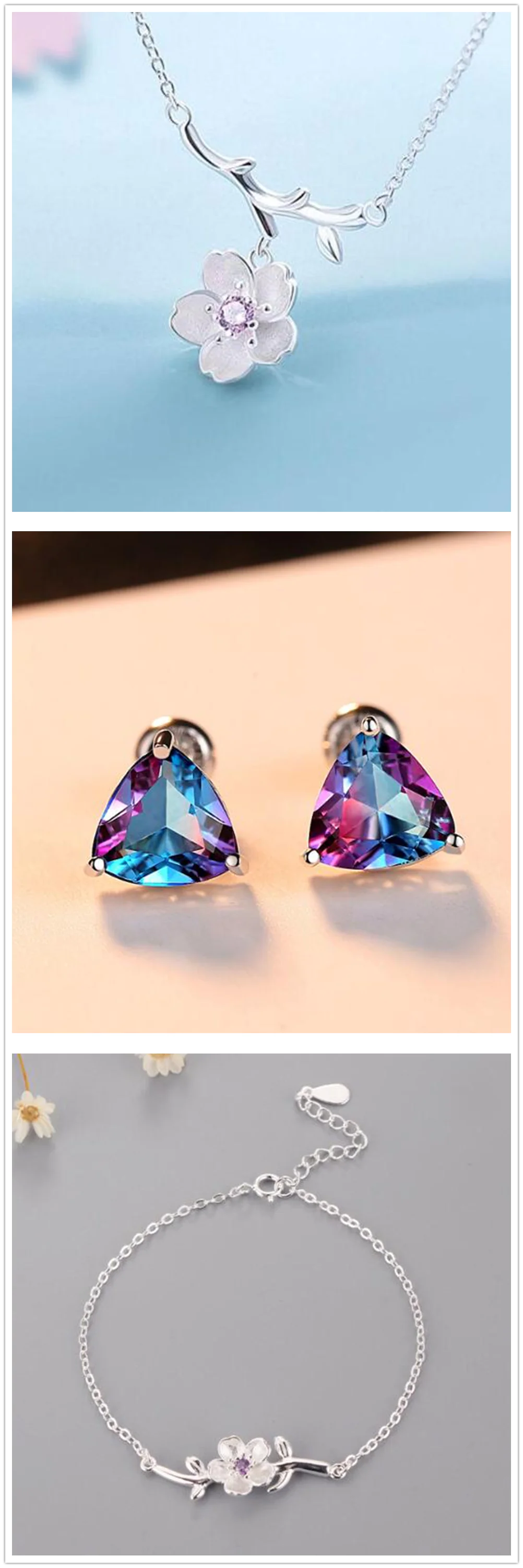 Earrings, Pendants, Bracelet and Necklaces Collection